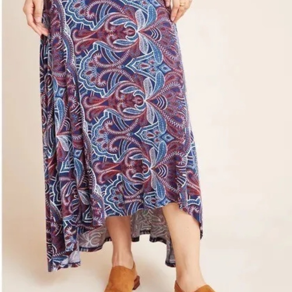 Anthropologie Maeve Melissa Maxi Skirt Women’s Boho Stretchy